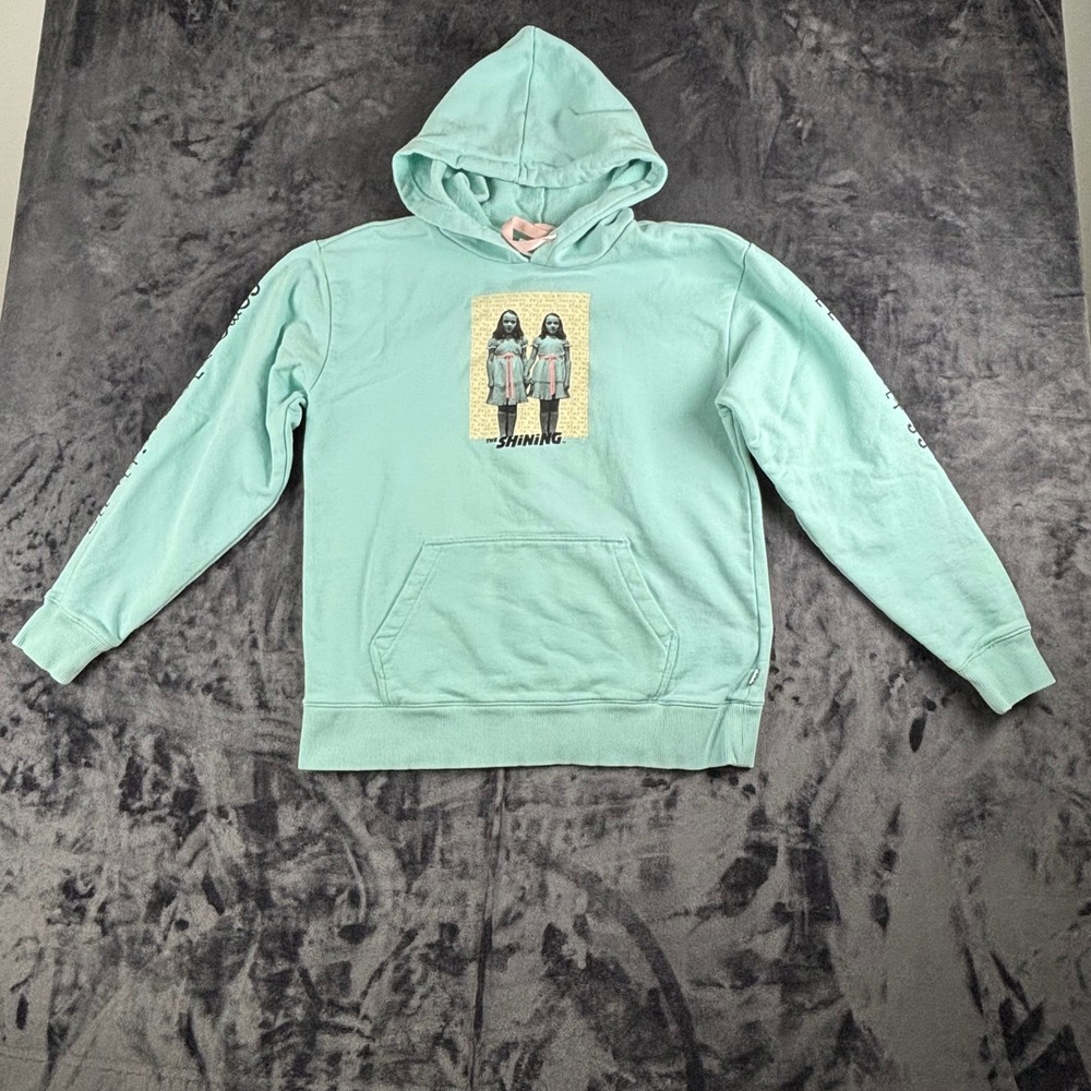 Vans Hoodie Unisex Small Mint The Shining Grady Twins Horror Graphic Pullover
